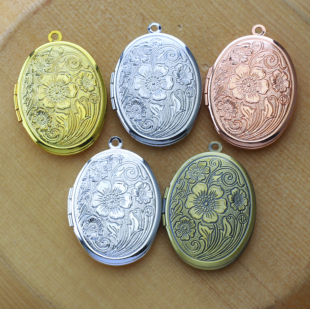 Bar Cart Gold - 4pcs Flowers Photo Loclet Box Setting
