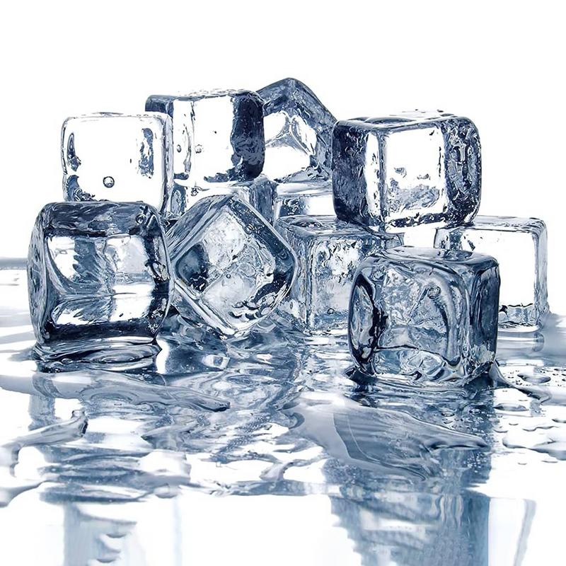 Ice Mold Sphere - 50PCS 3D Acrylic Fake Ice Cube