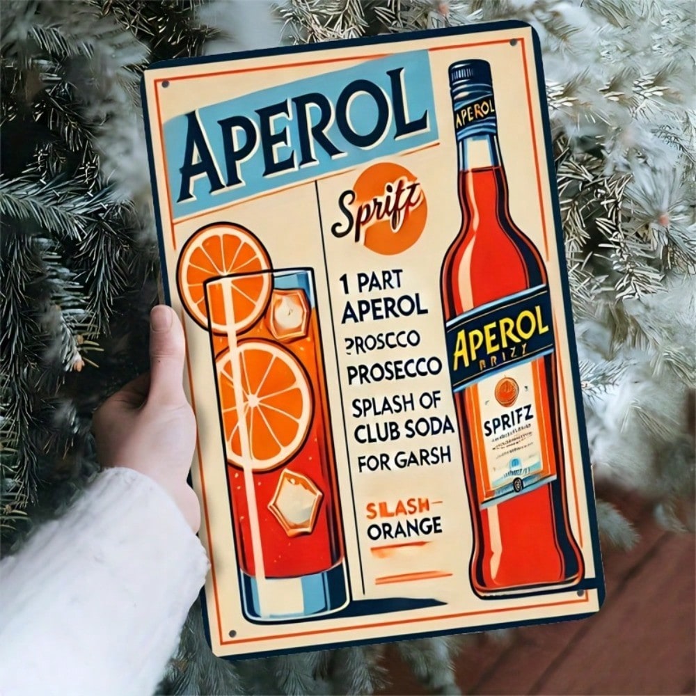 Vintage Aperol Spritz Metal Si – Home Bar Accessories recenzja i cena