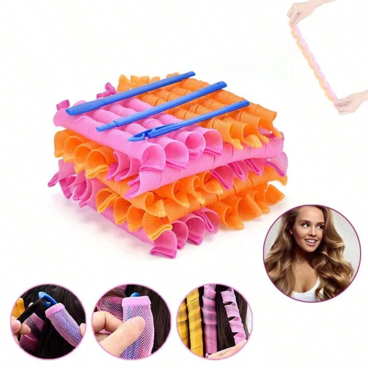 20Pcs Heatless Hair Curlers No – Home Barber recenzja i cena