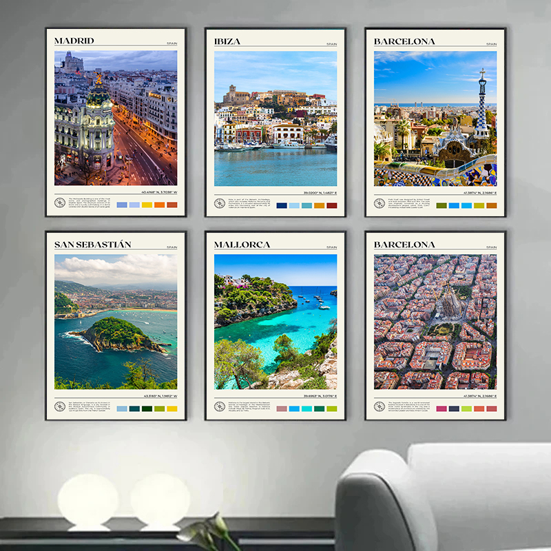 Spain Travel Scenery Poster Se – Home Barcelona recenzja i cena
