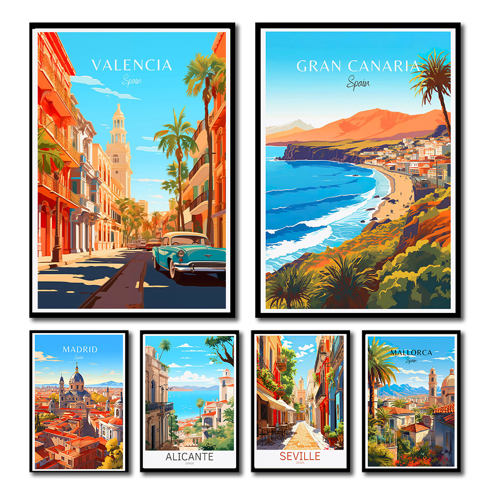 Spain Travel Poster Paris Gran – Home Barcelona recenzja i cena