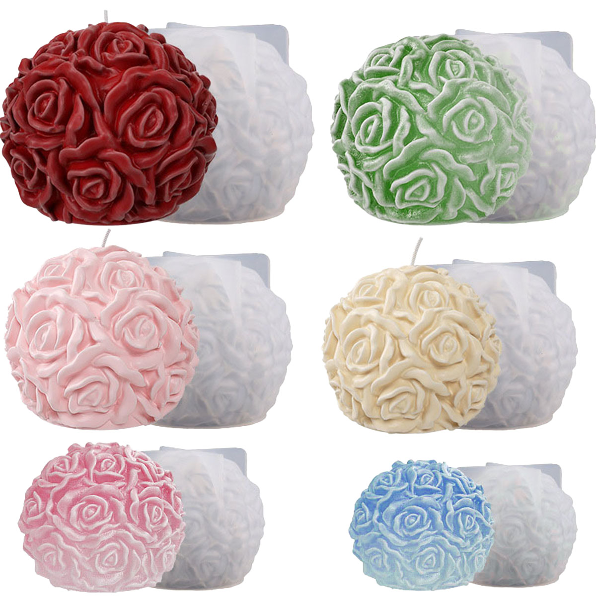 Multi Size Flower Series Candl – Ice Mold Sphere recenzja i cena