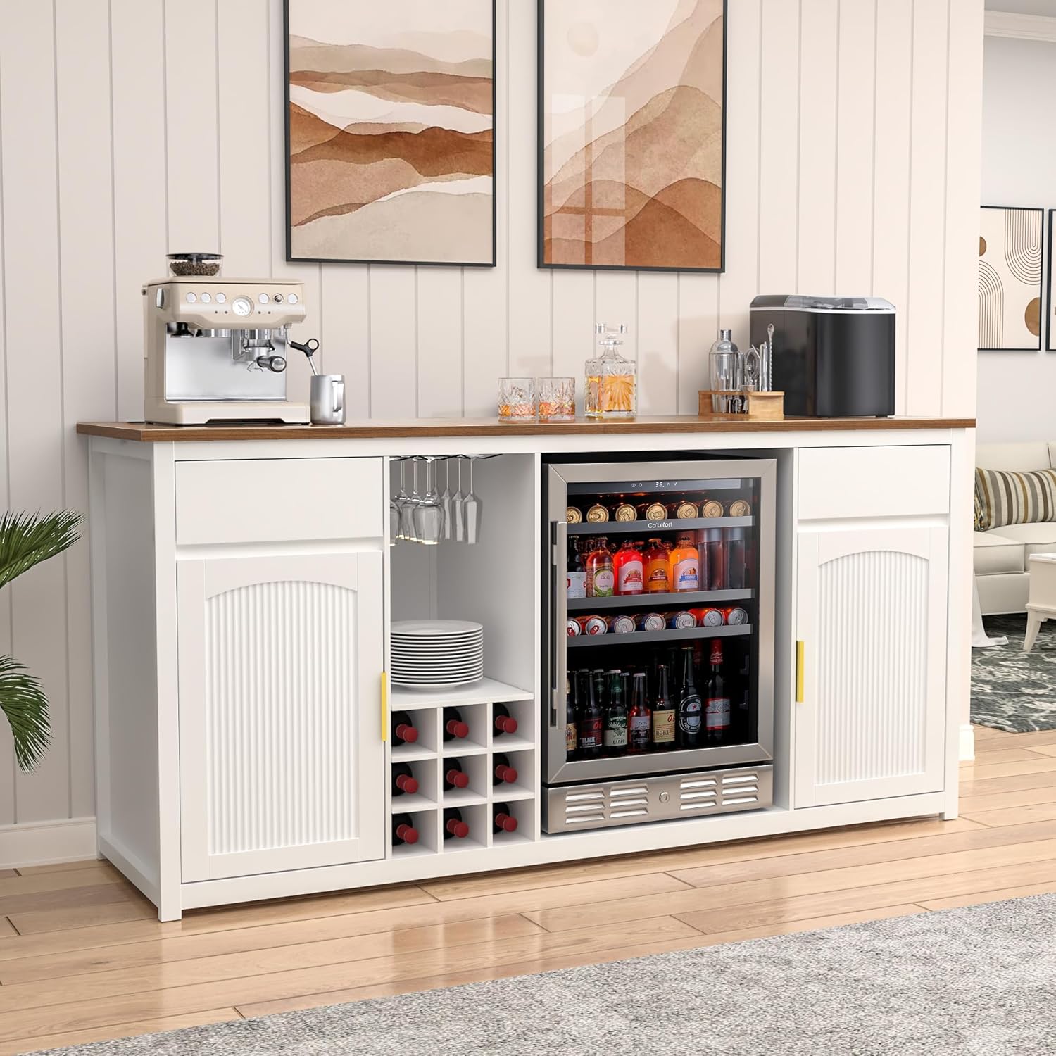 Extra Long Bar Cabinet Fridge  – Home Bar And Fridge recenzja i cena