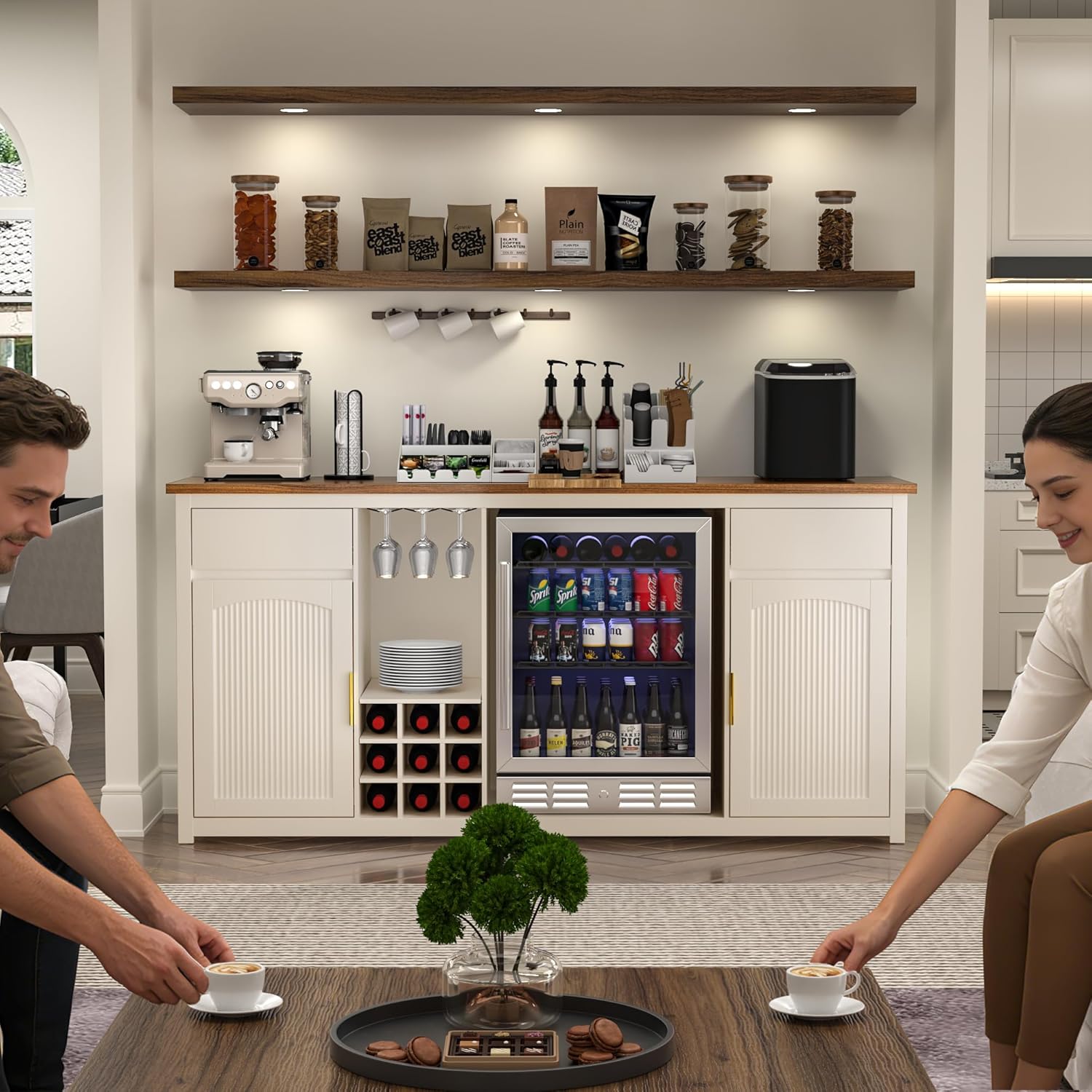 Extra Long Bar Cabinet Fridge  – Home Bar And Fridge recenzja i cena