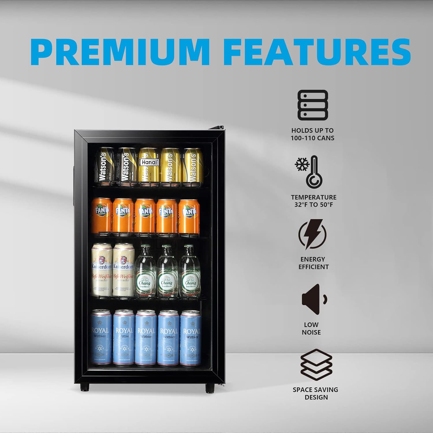 125-Can Mini Fridge Cooler wit – Home Bar And Fridge recenzja i cena