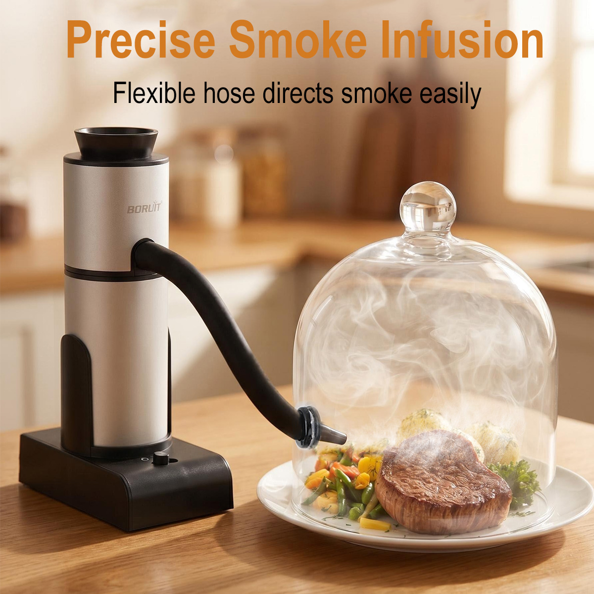 BORUiT SK303 Portable Food Col – Smoking Gun Kit recenzja i cena