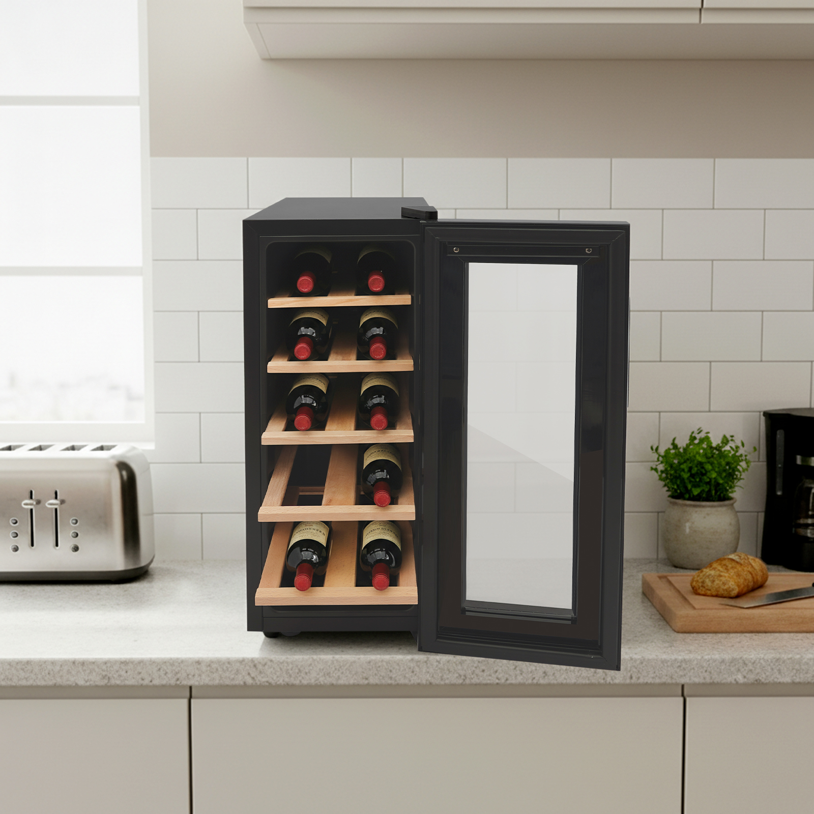 12 Bottle Wine Fridge, Freesta – Home Bar And Fridge recenzja i cena