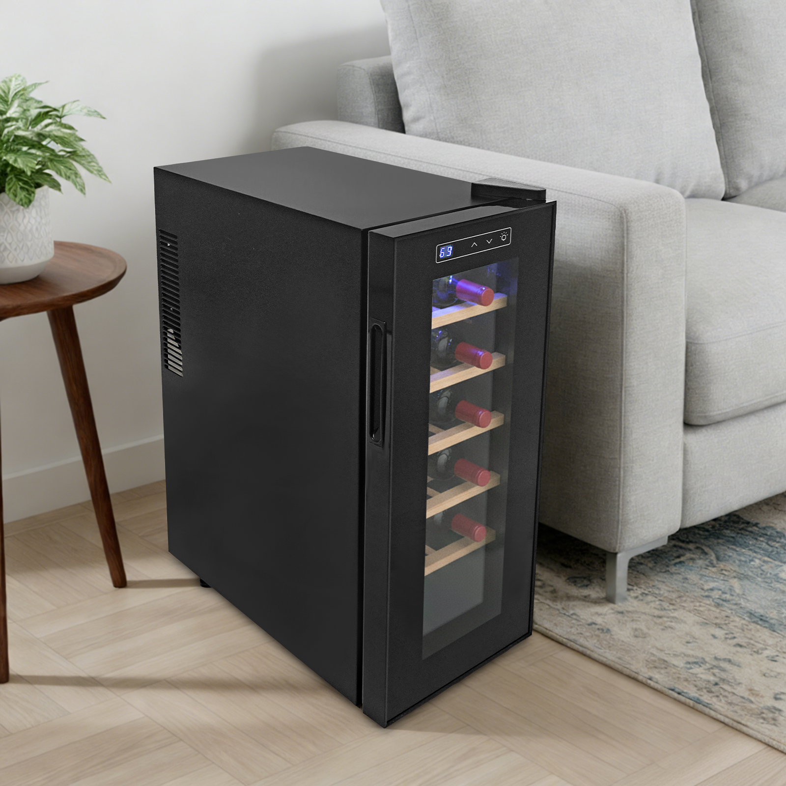 12 Bottle Wine Fridge, Freesta – Home Bar And Fridge recenzja i cena