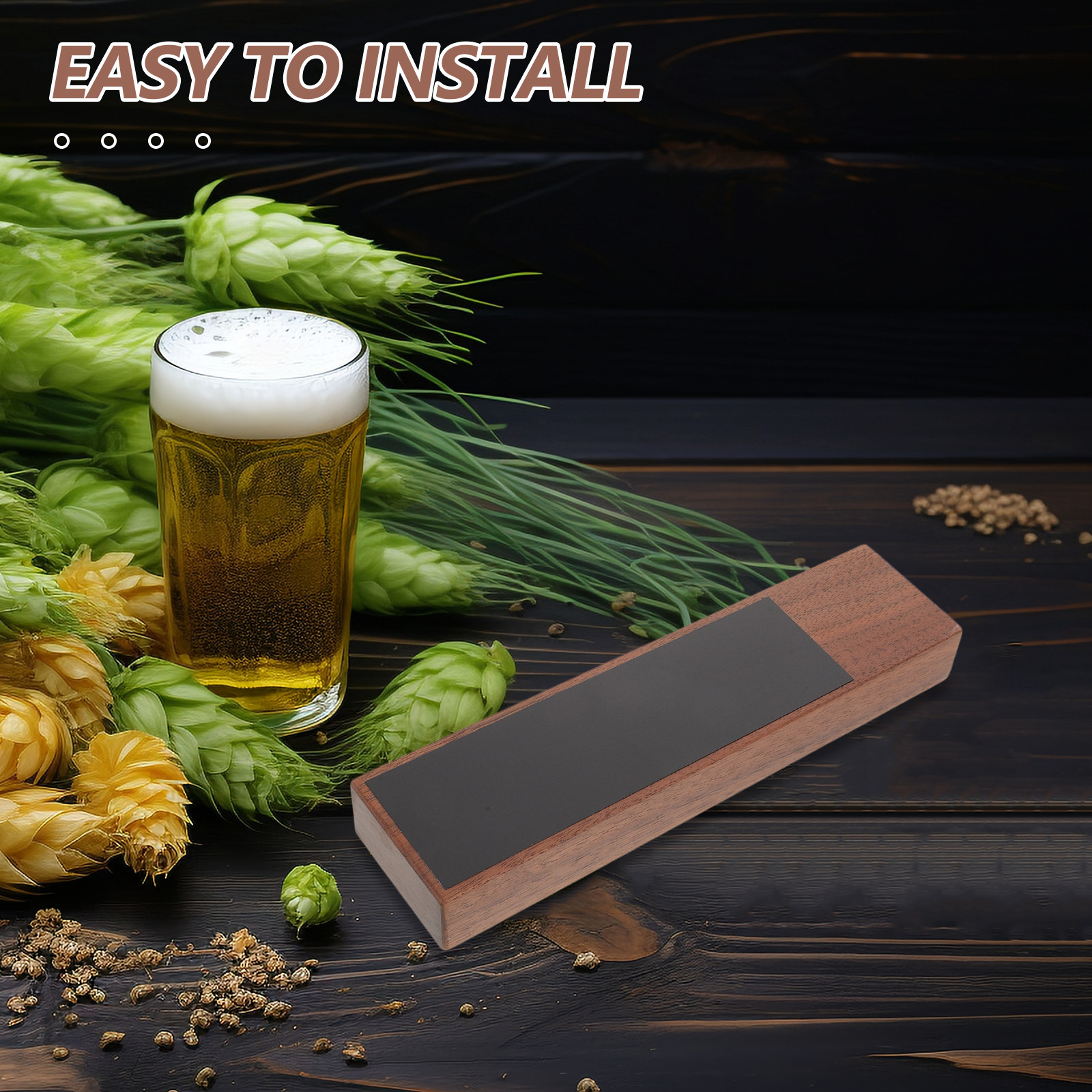 Wooden Beer Tap Handle with Ch – Home Bar Accessories recenzja i cena