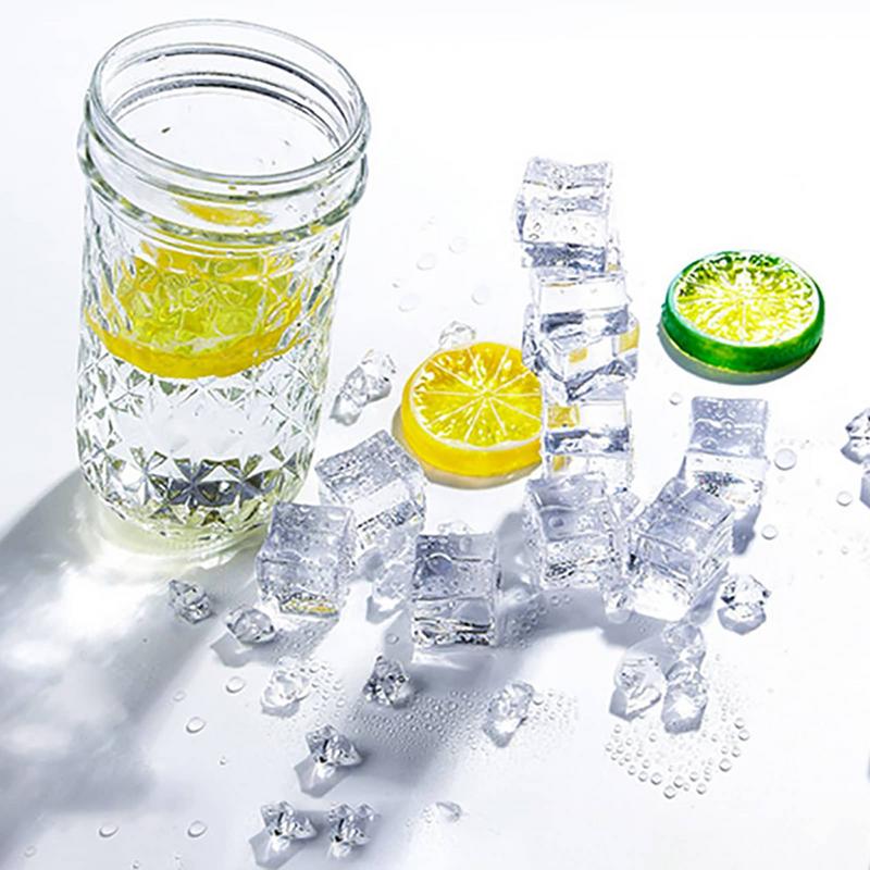 50PCS 3D Acrylic Fake Ice Cube – Ice Mold Sphere recenzja i cena