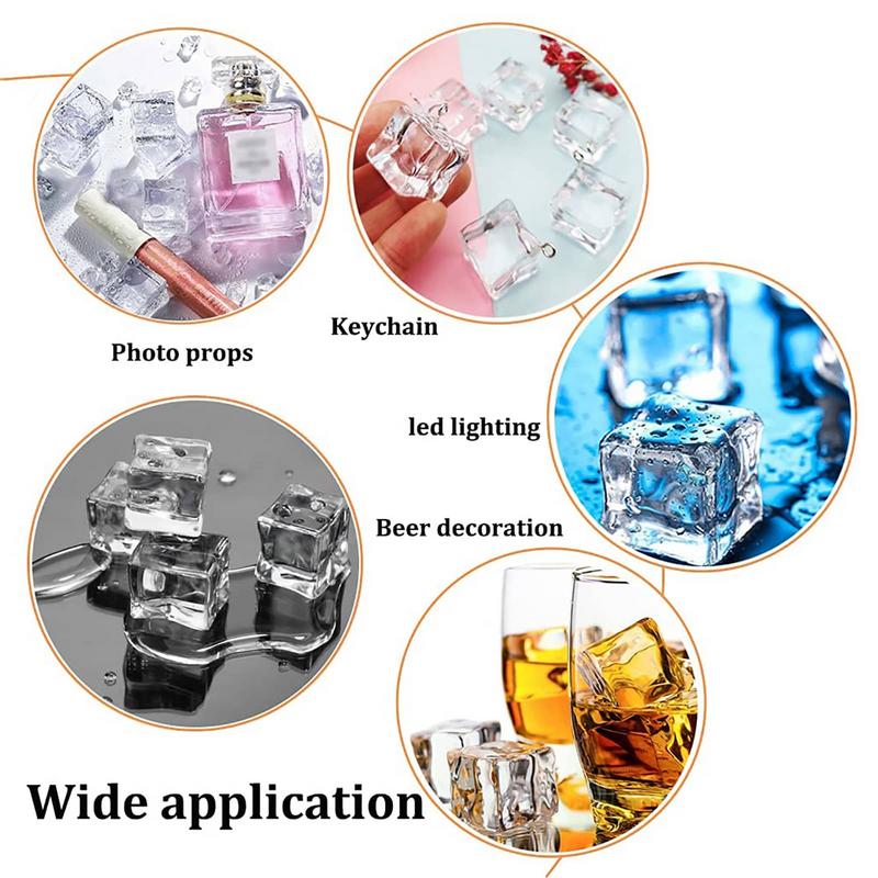 50PCS 3D Acrylic Fake Ice Cube – Ice Mold Sphere recenzja i cena