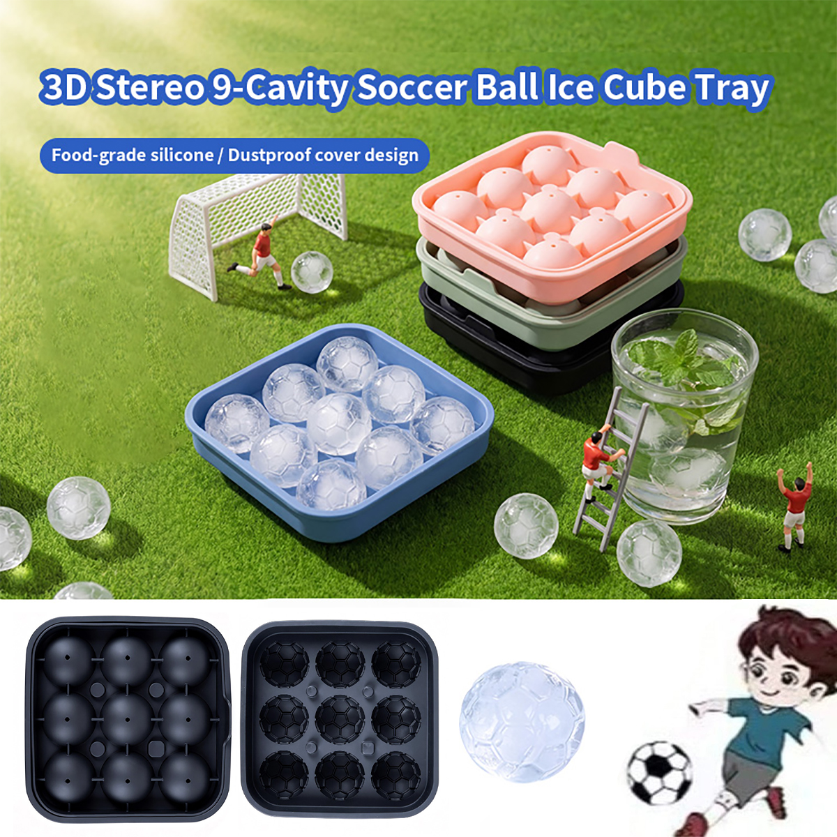 1Pcs Football-Themed Silicone  – Ice Mold Sphere recenzja i cena