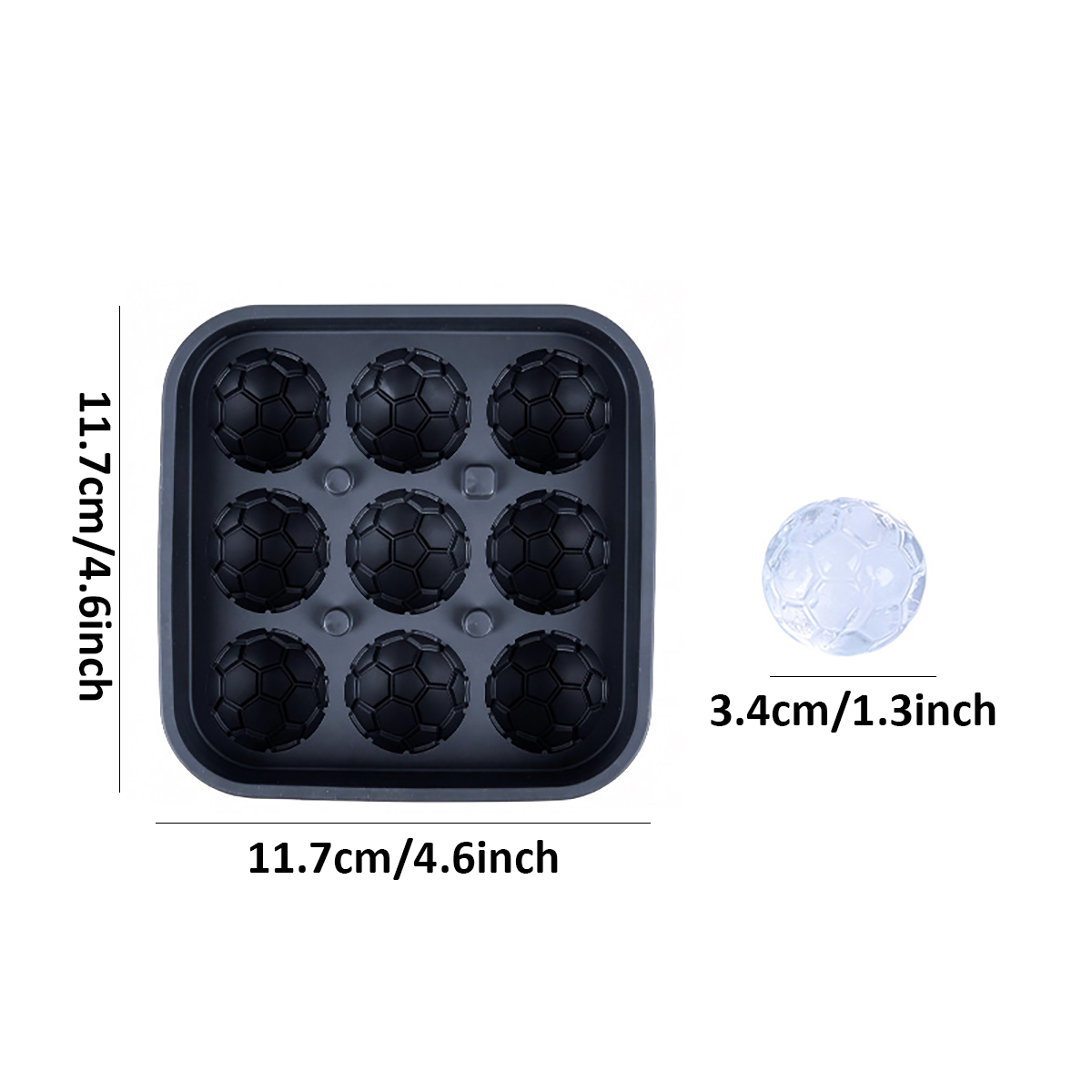 1Pcs Football-Themed Silicone  – Ice Mold Sphere recenzja i cena
