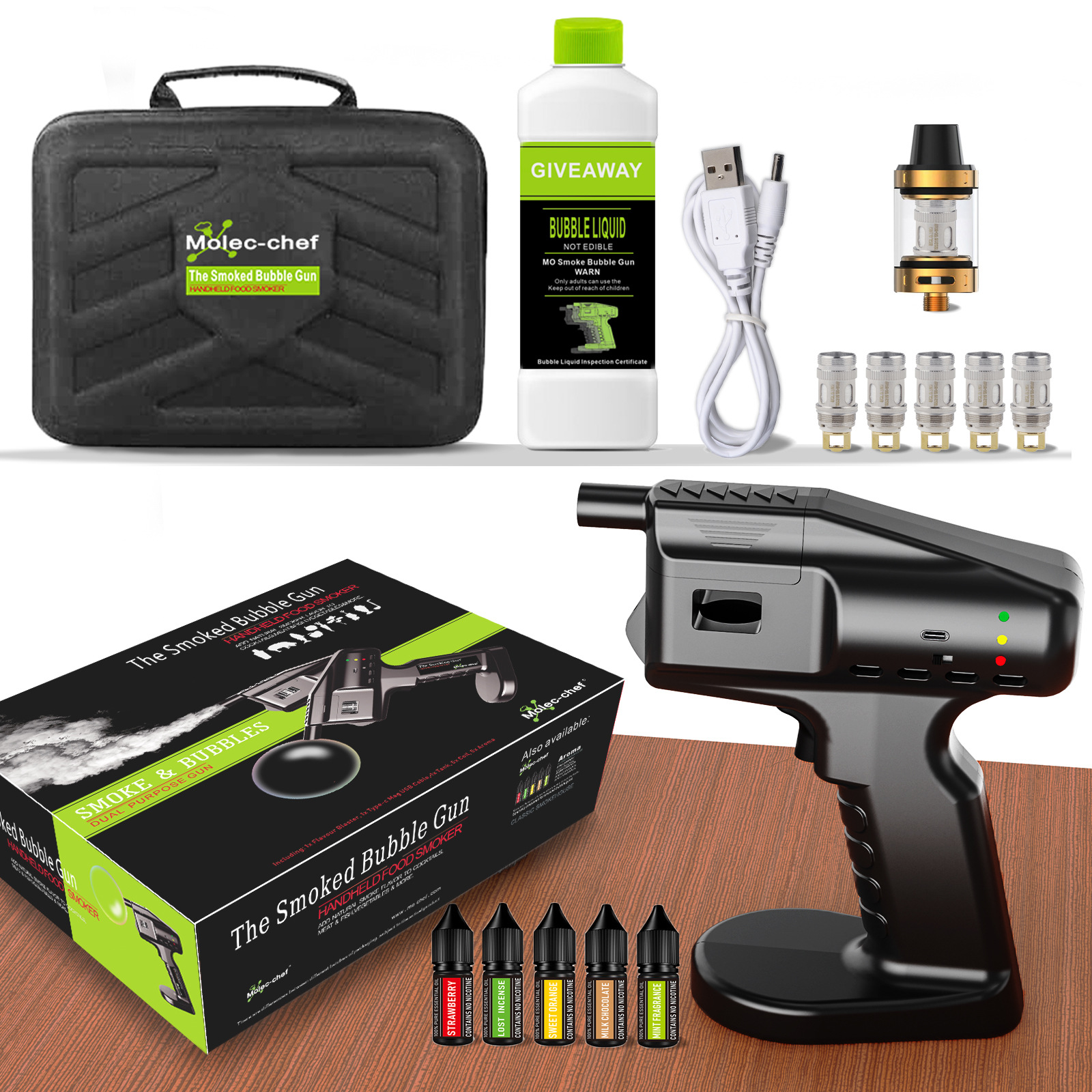 Smoking Flavor Blaster Cocktai – Smoking Gun Kit recenzja i cena