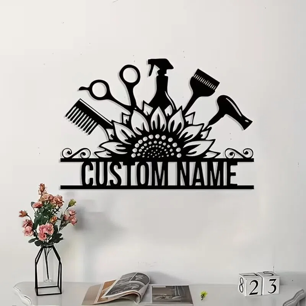 Custom Hair Stylist metal Name – Home Barber recenzja i cena