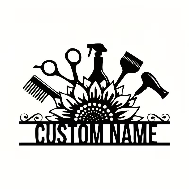 Custom Hair Stylist metal Name – Home Barber recenzja i cena