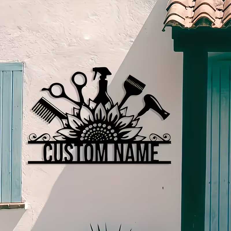 Custom Hair Stylist metal Name – Home Barber recenzja i cena