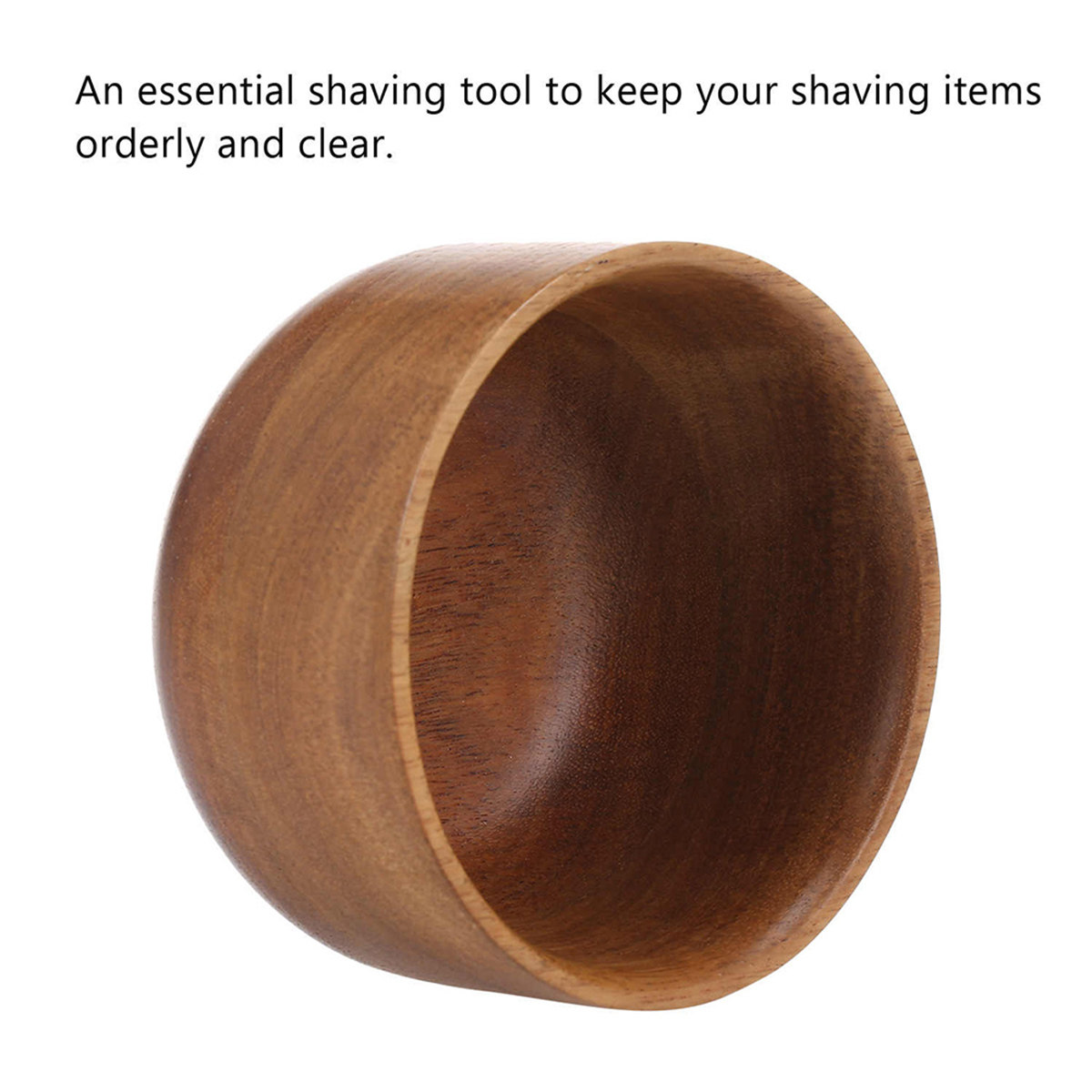 Wooden Men Shaving Bowl Light  – Home Barber recenzja i cena