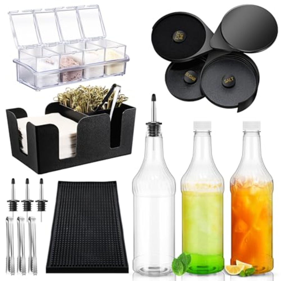 15 Pcs Bar Caddy Accessories 3 – Speed Pourer Cap recenzja i cena