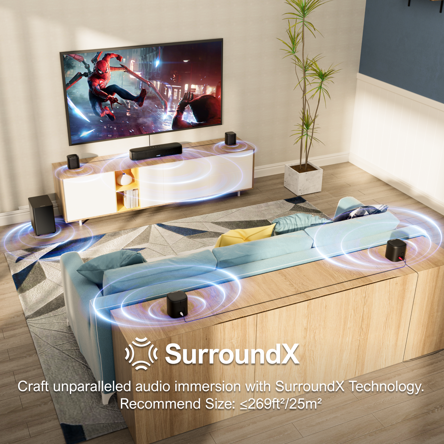ULTIMEA 7.1 Channel Sound Bar  – Home Bar And Theater recenzja i cena