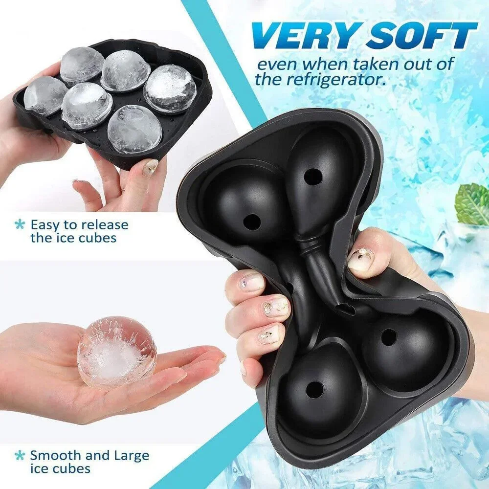Ice Cube Tray Silicone Ice Bal – Ice Mold Sphere recenzja i cena