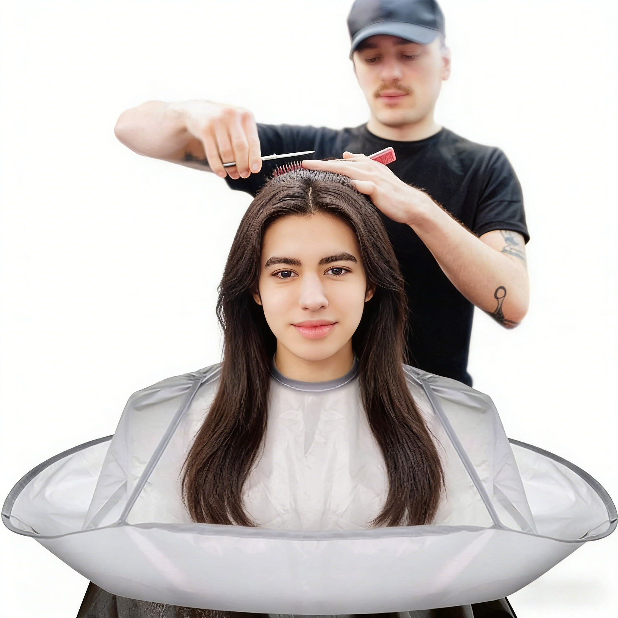Hair Cutting Cape for All Ages – Home Barber recenzja i cena
