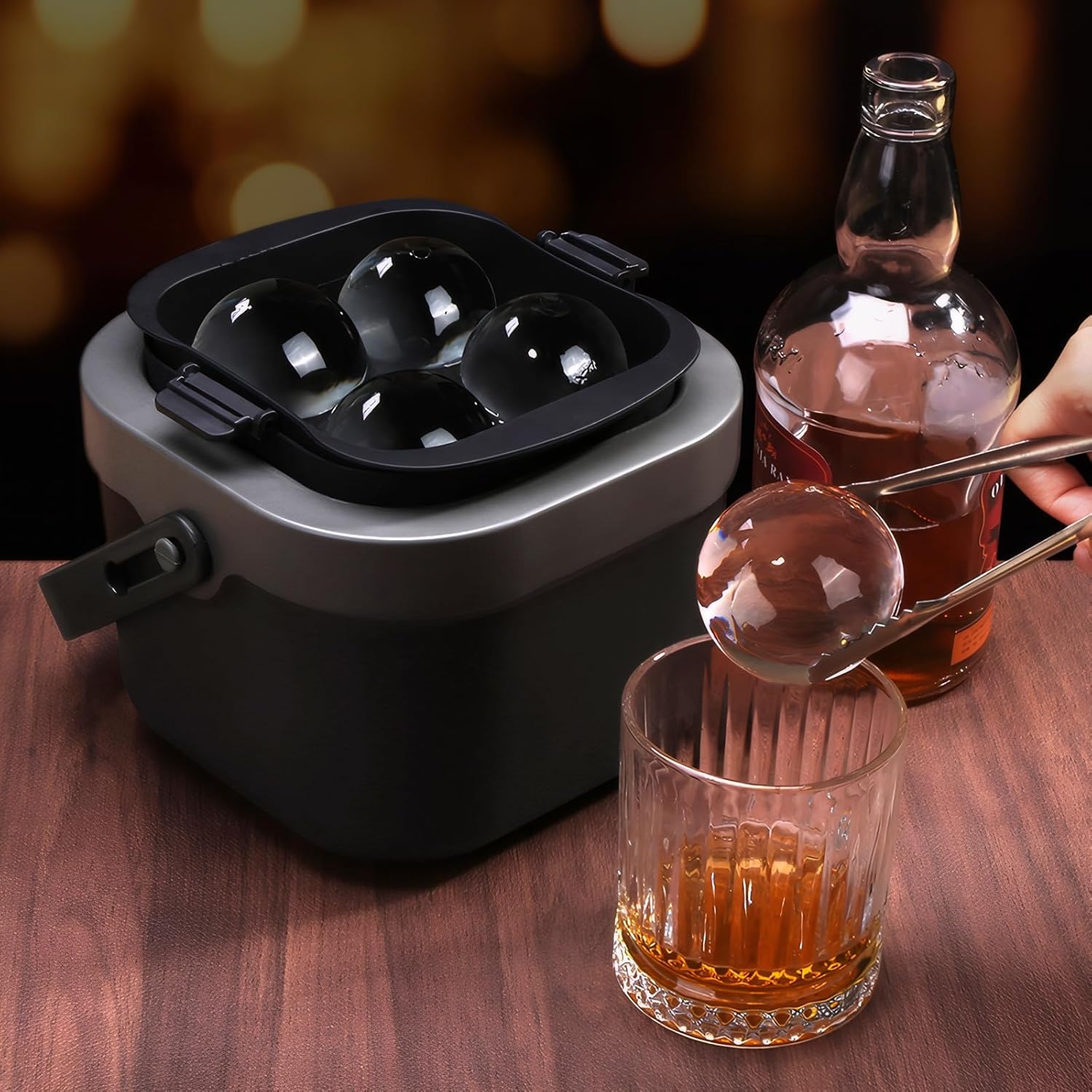 Crystal Clear Ice Ball Maker,  – Ice Mold Sphere recenzja i cena