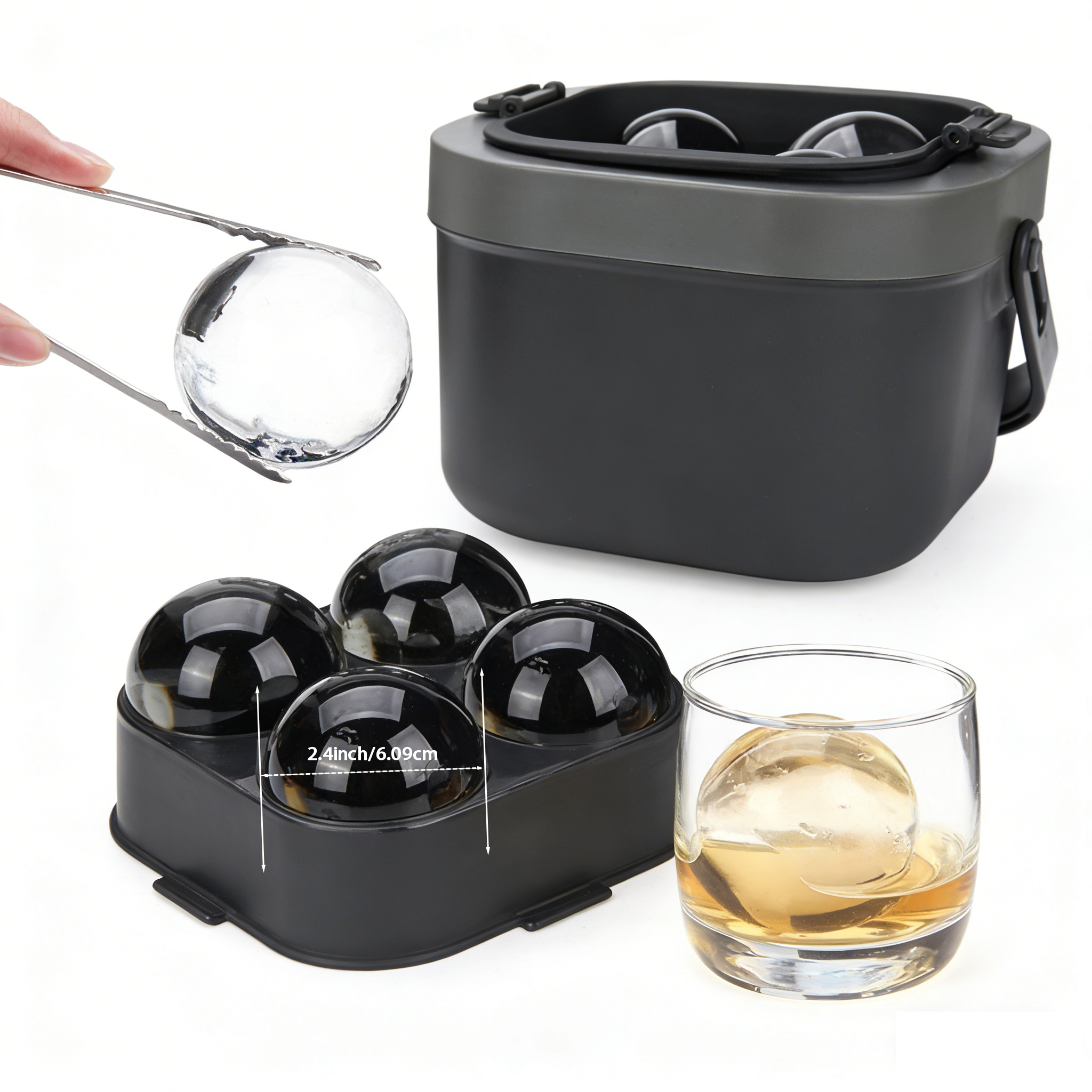 Crystal Clear Ice Ball Maker,  – Ice Mold Sphere recenzja i cena
