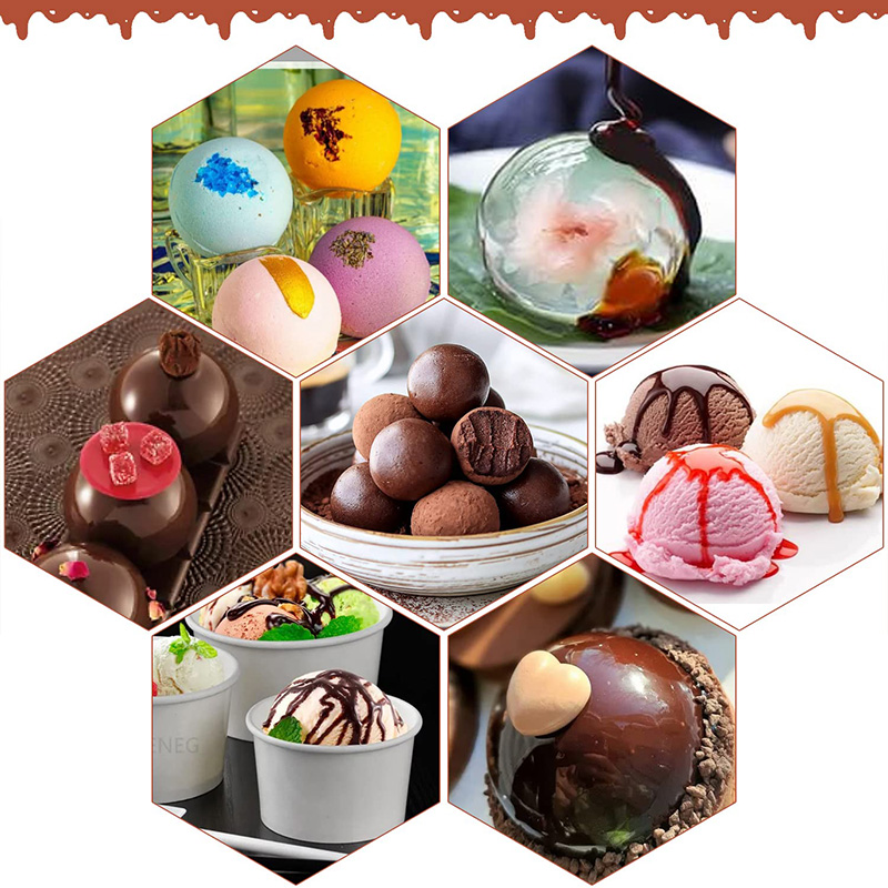 6 Cavities Semicircle Silicone – Ice Mold Sphere recenzja i cena