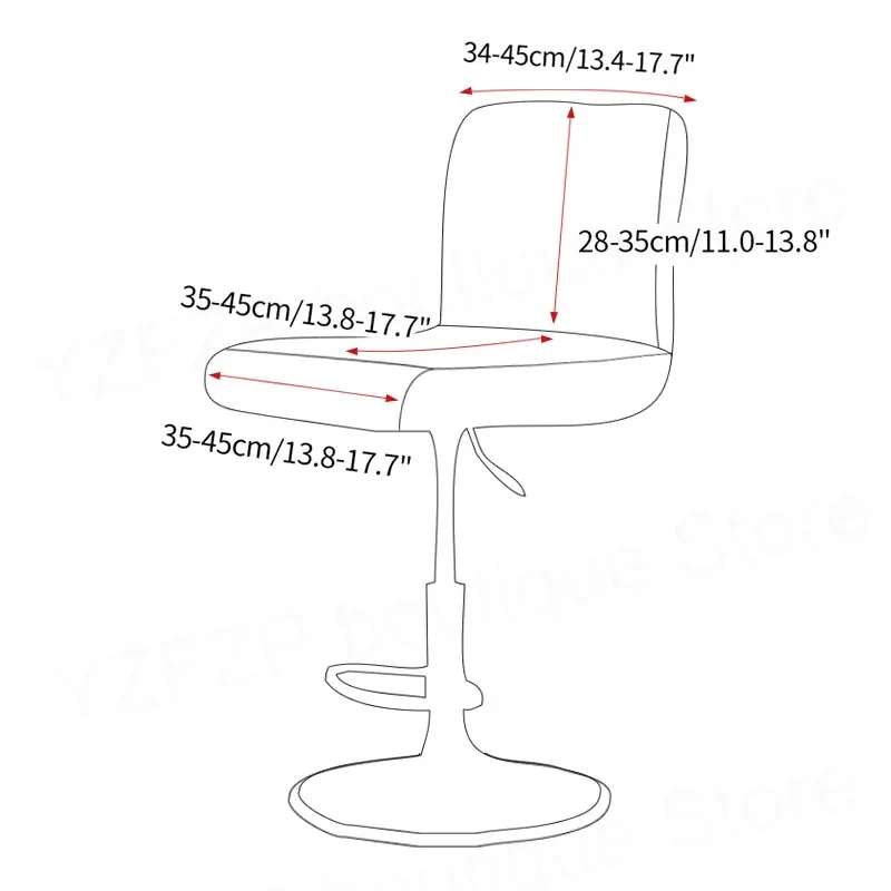 Velvet Solid color Chair Cover – Home Bar Lounge recenzja i cena