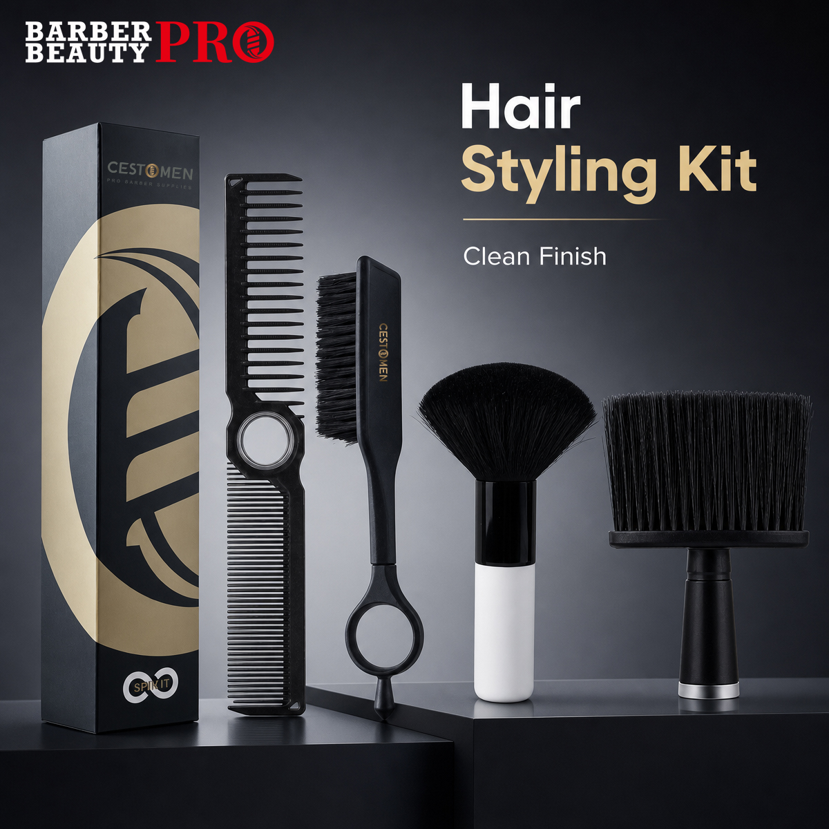 3Pcs Barber Hair Styling Kit w – Home Barber recenzja i cena