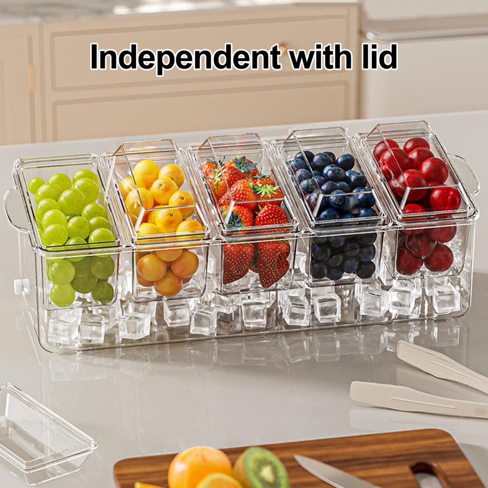 Taco Bar Serving Set for Party – Garnish Tray Set recenzja i cena