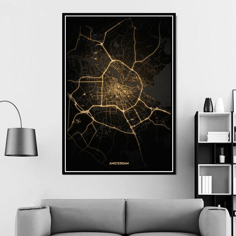 Poster Prints Amsterdam Tokyo  – Home Barcelona recenzja i cena