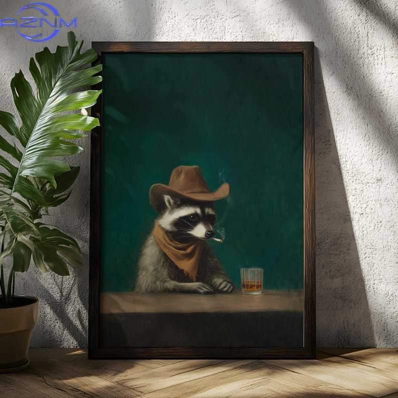 AZNM Vintage Funny Smoking Rac – Home Bar Lounge recenzja i cena
