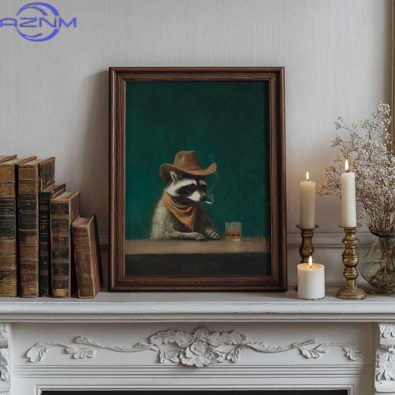 AZNM Vintage Funny Smoking Rac – Home Bar Lounge recenzja i cena