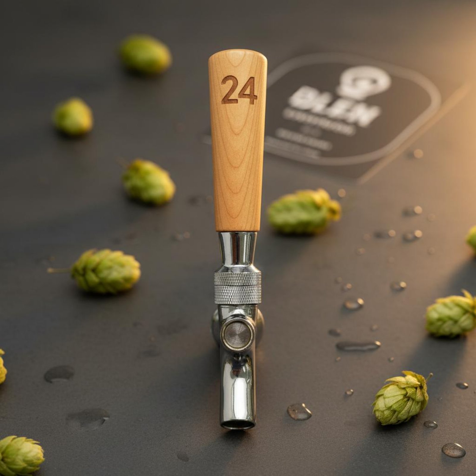 Short Wooden Beer Handle Solid – Home Bar Accessories recenzja i cena