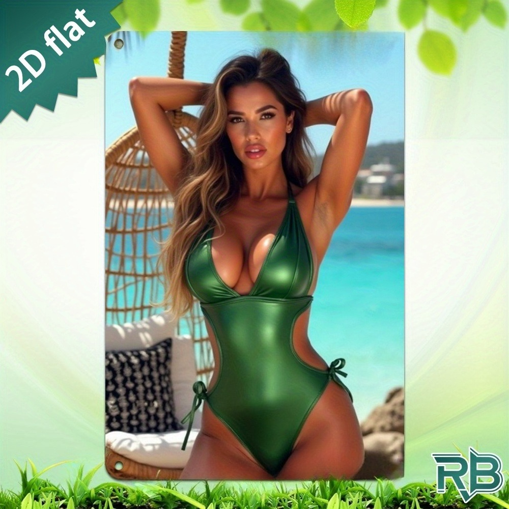 Vintage Green Swimsuit Beach G – Home Bar Accessories recenzja i cena