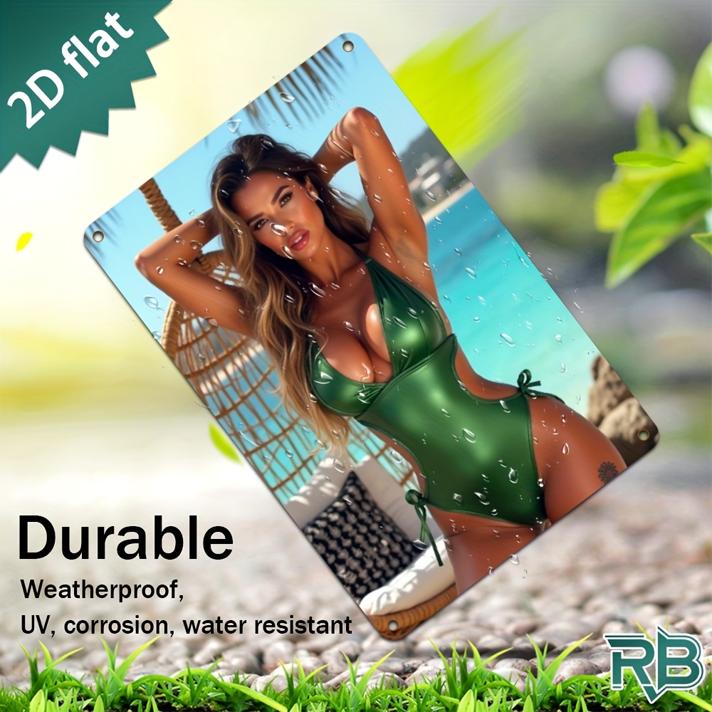 Vintage Green Swimsuit Beach G – Home Bar Accessories recenzja i cena
