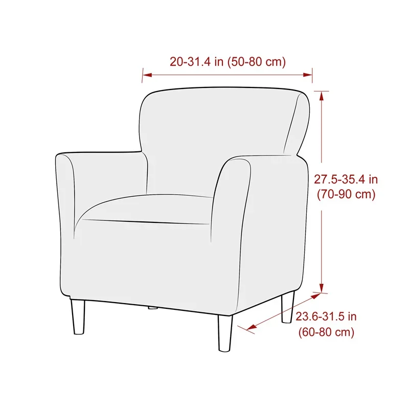 1PC Water Repellent Tub Sofa C – Home Bar Lounge recenzja i cena